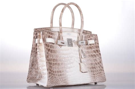 hermes himalayan birkin bag studded with hundreds of diamonds|Hermes Birkin crocodile bag price.